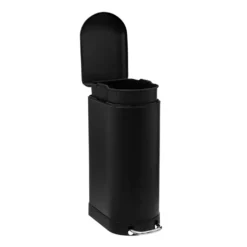 Smalle zwarte pedaalemmer 30 liter Five®