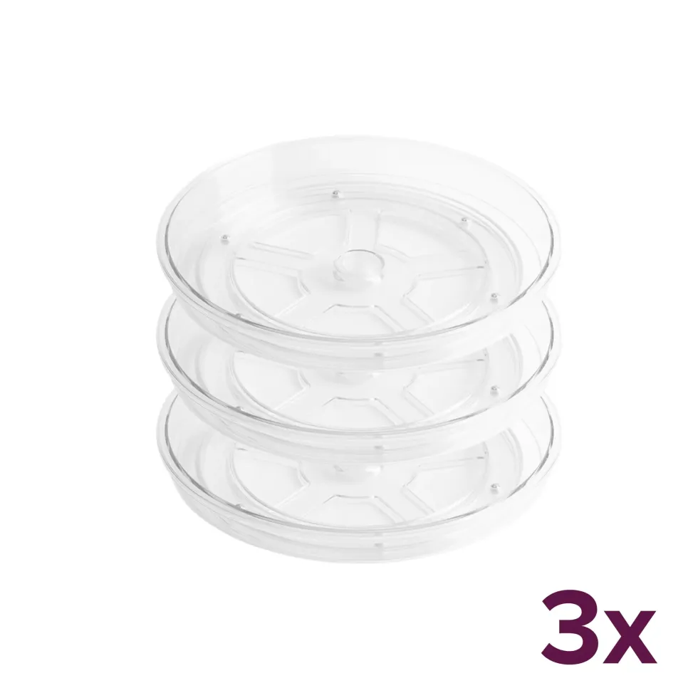 So Clever Draaiplateau Small Ø23.5 (voordeelbundel) Classic Clear