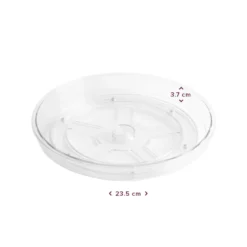 So Clever Draaiplateau Small Ø23.5 Classic Clear