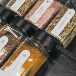 So Clever kruidenset 24 Kruidenpotjes 120 ml met 15x60mm Labels