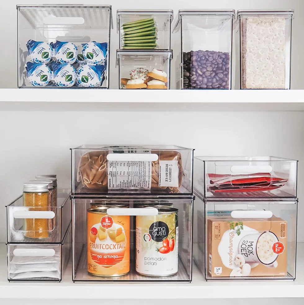 So Clever Opbergdoos small met deksel Classic Clear