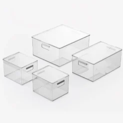 So Clever Opbergdoos small met deksel Classic Clear