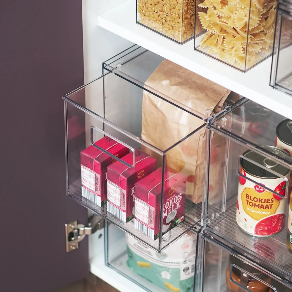 So Clever x Vacane Opbergbak met Lade Smal Hoog