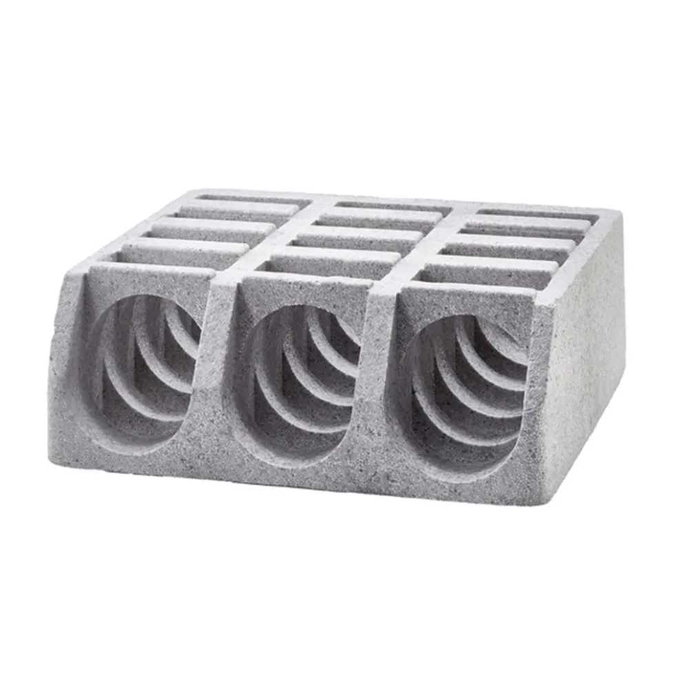 Stapelbaar flessenrek 3 flessen Mottez
