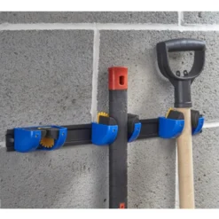 Steelhouder bezem en tuingereedschap voor 3 stelen Mottez