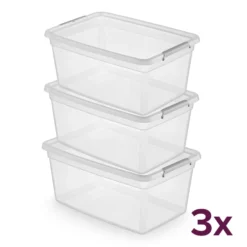 Stevige opbergbox 40 liter (voordeelbundel) Orplast - BaseStore