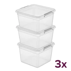Stevige opbergbox 32 liter (voordeelbundel) Orplast - BaseStore