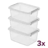 Stevige opbergbox 15 liter (voordeelbundel) Orplast - BaseStore