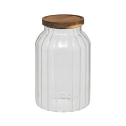 Stijlvolle luchtdichte glazen voorraadpot 3 liter Five®