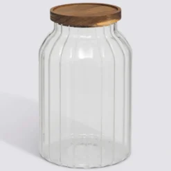 Stijlvolle luchtdichte glazen voorraadpot 3 liter Five®