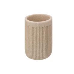 Tandenborstelbeker zandkleur Five®