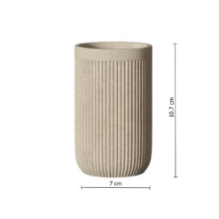 Tandenborstelbeker zandkleur Five®