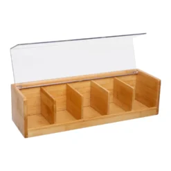 Theebox transparante deksel Five®