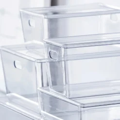 Transparant bakje met deksel 6 liter Ezystorage