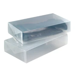 Transparante laarzendoos 2 stuks Wenko