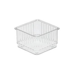 Transparante ladebakjes 6-delige set ribbelpatroon Five®
