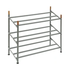 Uitschuifbaar metalen schoenenrek tot 12 paar Five® Cassie