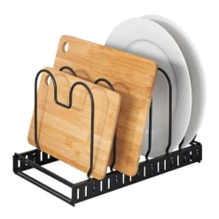 Uitschuifbare borden- en pannenhouder Wenko