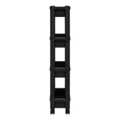 Uitschuifbare zwarte trolley Five®