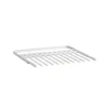Uittrekbaar broekenrek 605 x 430 mm wit - Classic by Elfa
