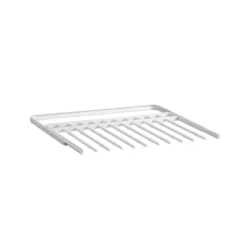 Uittrekbaar broekenrek 605 x 430 mm wit - Classic by Elfa