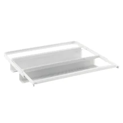 Uittrekbaar schoenenrek gaas 60 x 40 cm wit - Classic by Elfa