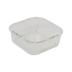Vierkant vershoudbakje glas 1100 ml Five®