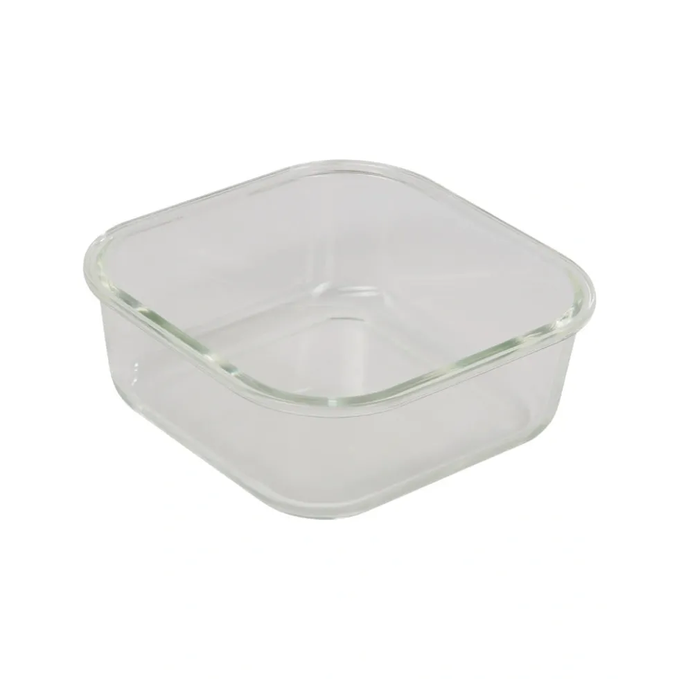 Vierkant vershoudbakje glas 1100 ml Five®