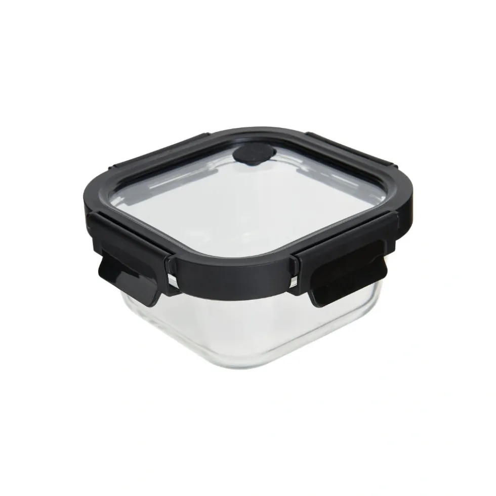 Vierkant vershoudbakje glas 750 ml Five®