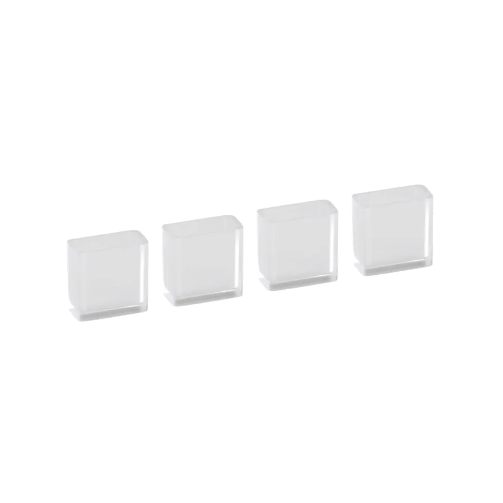 Voet voor ladeframe set van 4 transparant - Classic by Elfa