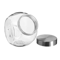 Voorraadpot glas 2.1 liter met metalen deksel Five®