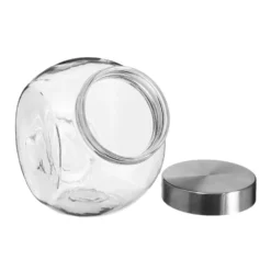 Voorraadpot glas 1.5 liter met metalen deksel Five®
