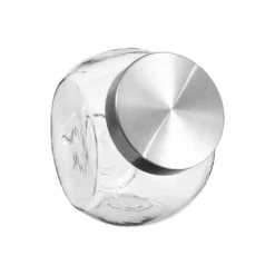 Voorraadpot glas 1.5 liter met metalen deksel Five®