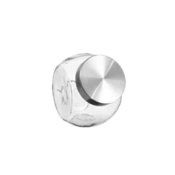 Voorraadpot glas 650 ml met metalen deksel Five®