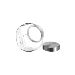 Voorraadpot glas 650 ml met metalen deksel Five®