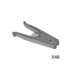 Wasknijpers kunststof 48 stuks Five®
