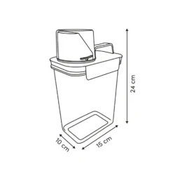 Wasmiddel dispenser 1.7 liter Five®