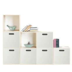 Witte opbergkist hout large Five®