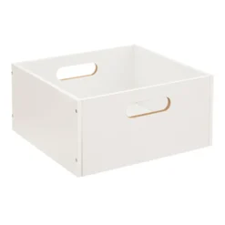 Witte opbergkist hout medium Five®