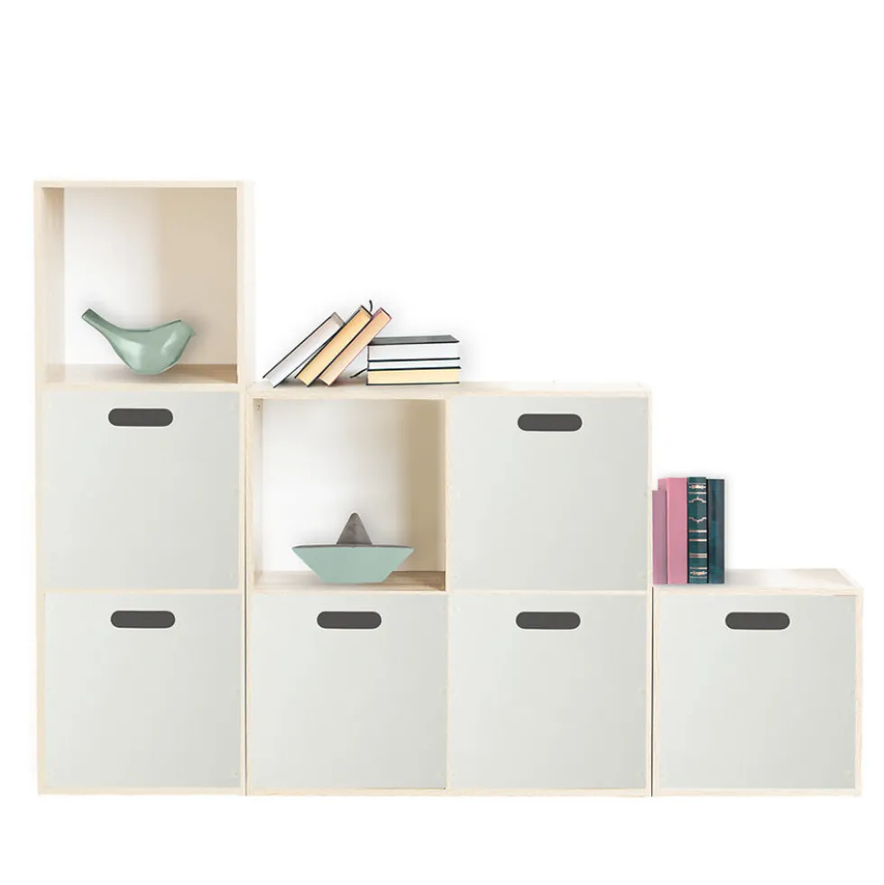 Witte opbergkist hout small Five®