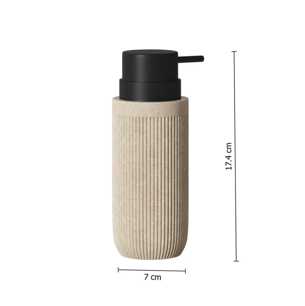 Zeepdispenser zandkleur 350 ml Five®