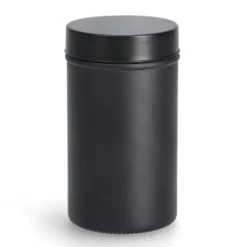 Zwarte beschrijfbare voorraadpot 900 ml Zeller Present