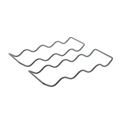 Zwarte flessenhouder 2-delige set Metaltex