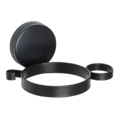 Zwarte fohnhouder met zuignap Wenko - Pavia Black