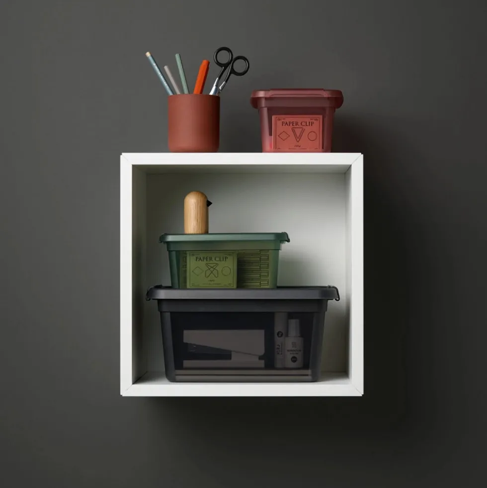 Zwarte stevige opbergbox 3 liter Orplast - BaseStore