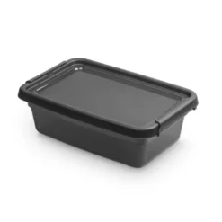 Zwarte stevige opbergbox 3 liter Orplast - BaseStore