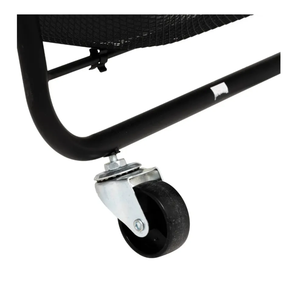Zwarte trolley staal 3 laags Five®