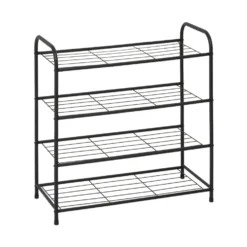Zwart metalen schoenenrek 12 paar Five®