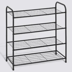 Zwart metalen schoenenrek 12 paar Five®