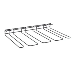 Zwart wijnglazenrek hangend Metaltex